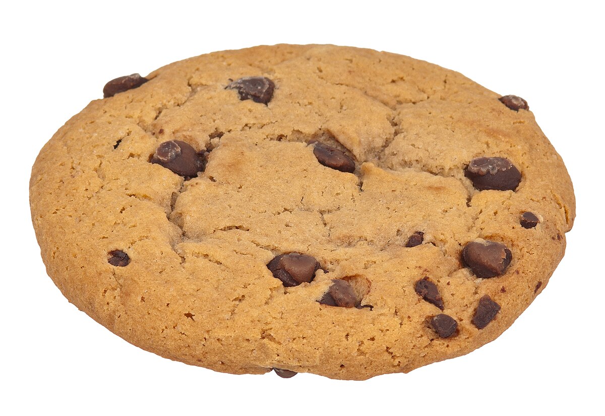 A Chocolate Chip Cookie