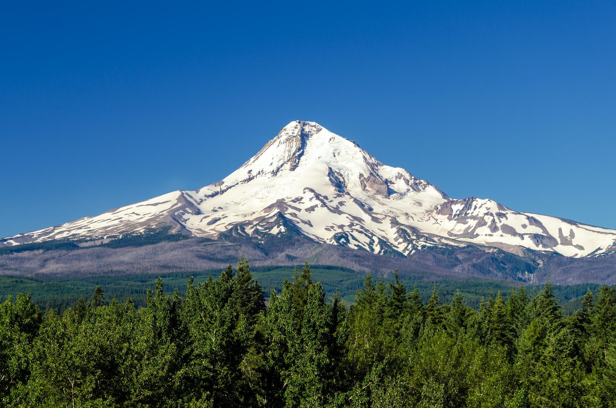 Mt Hood on a clear day